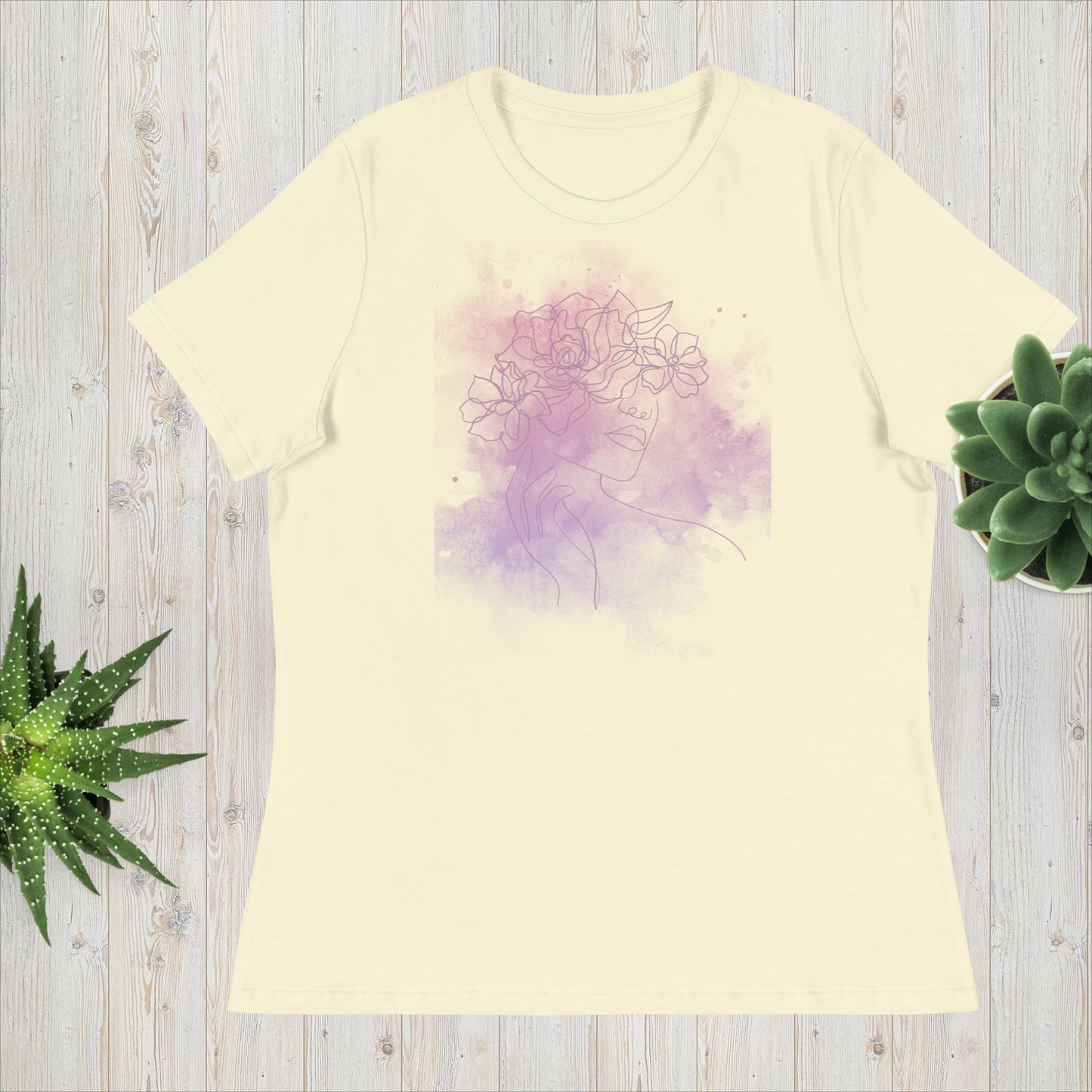 Floral Muse Women's Relaxed T-Shirt