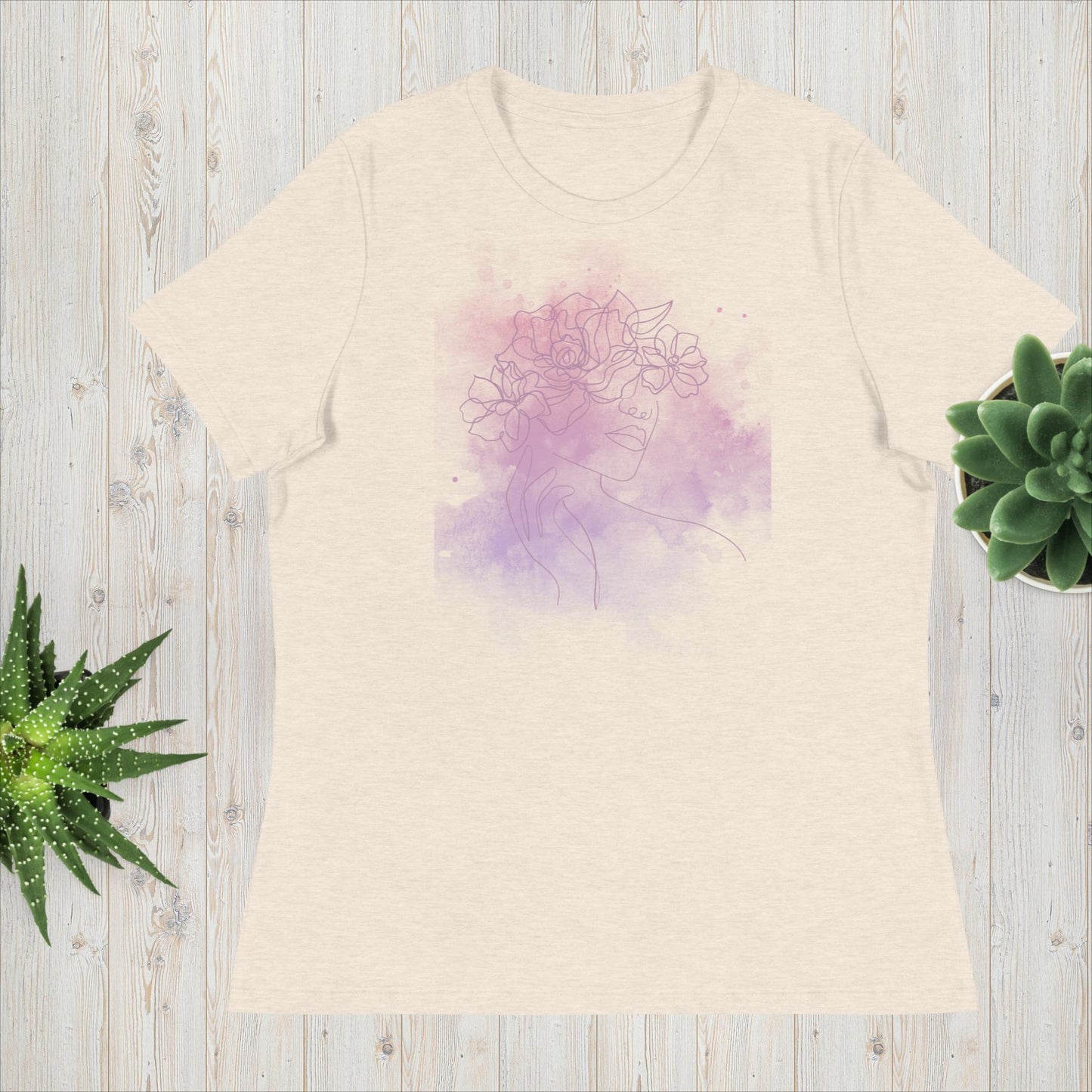 Floral Muse Women's Relaxed T-Shirt