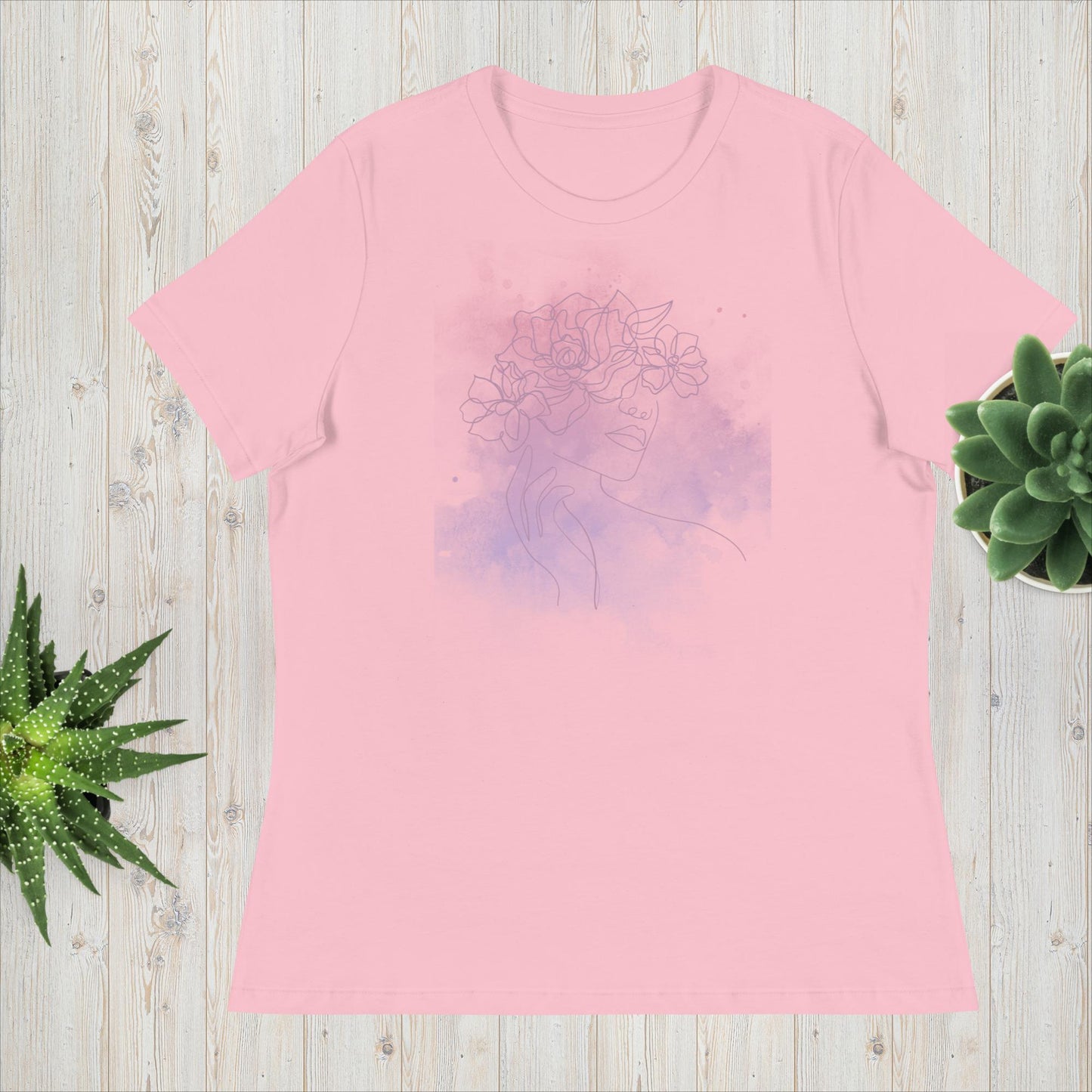 Floral Muse Women's Relaxed T-Shirt