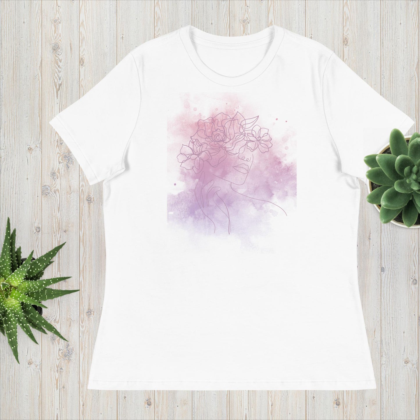 Floral Muse Women's Relaxed T-Shirt